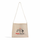 Small Messenger Canvas Tote Bags / Custom Logo Canvas Messenger Tote Bags - MB210