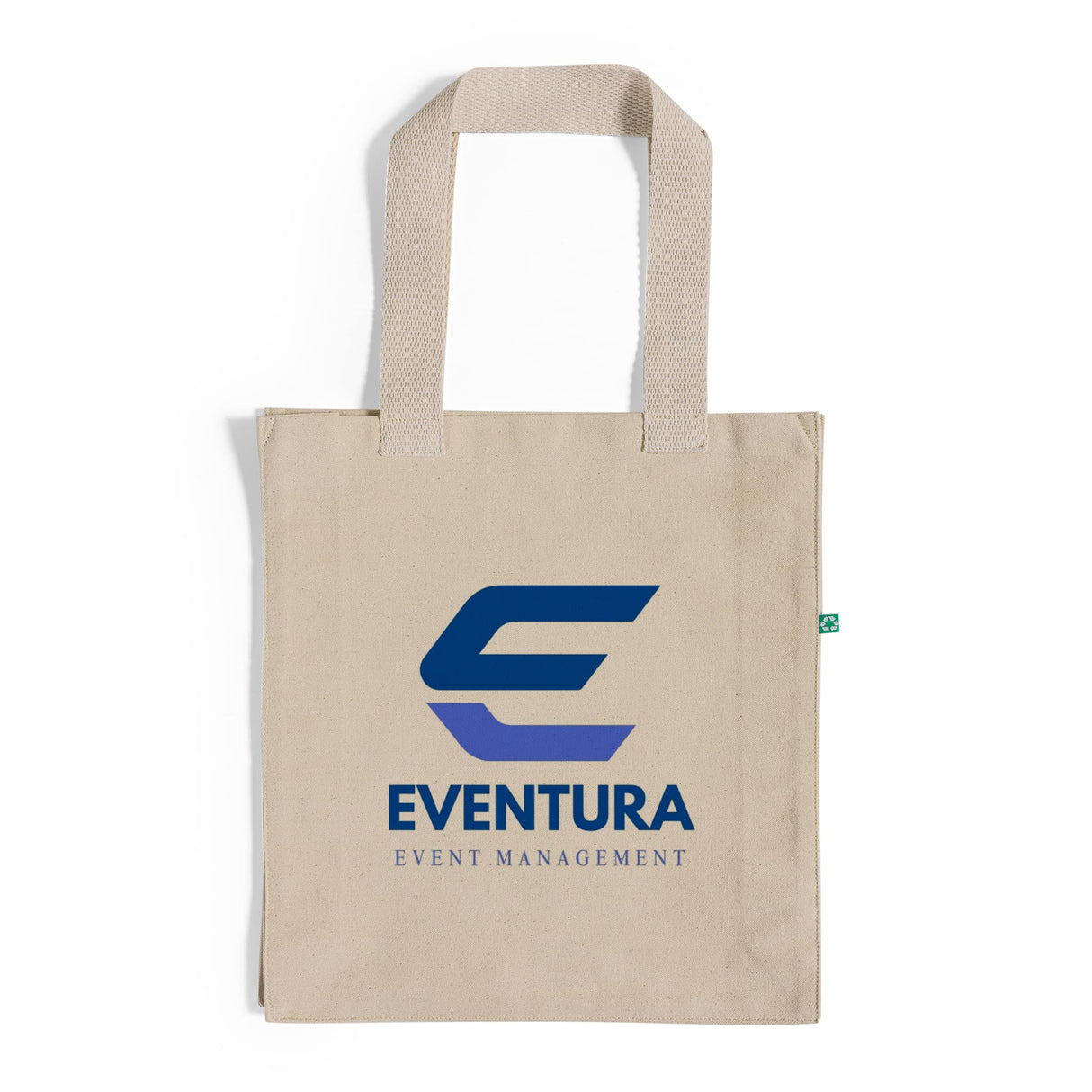 Custom Recycled Heavy Canvas Tote with Full Gusset - Recycled Tote Bags With Your Logo - RC830