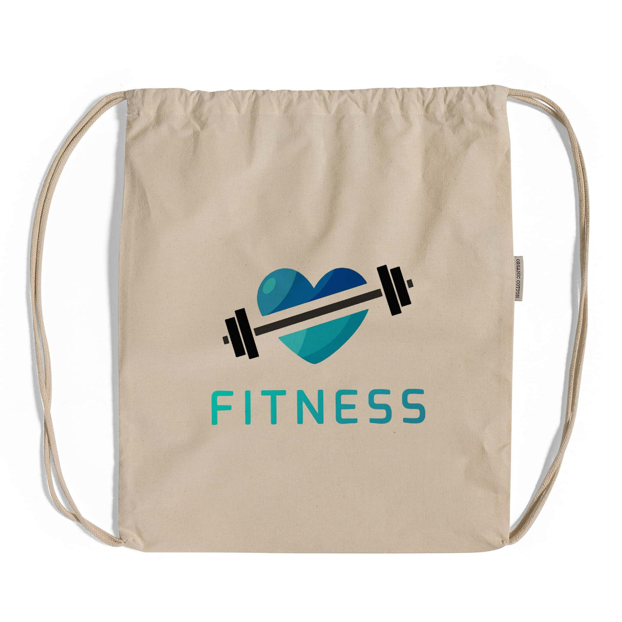 Custom Organic Cotton Drawstring Backpack