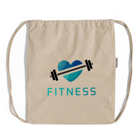 Custom Organic Cotton Drawstring Backpack