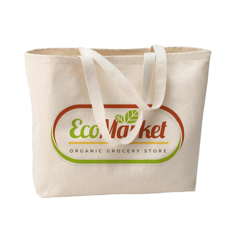 custom tote bag, large grocery size