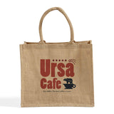 Large Burlap Shopping Tote Bags - Customized Logo Jute Tote Bags - TJ889