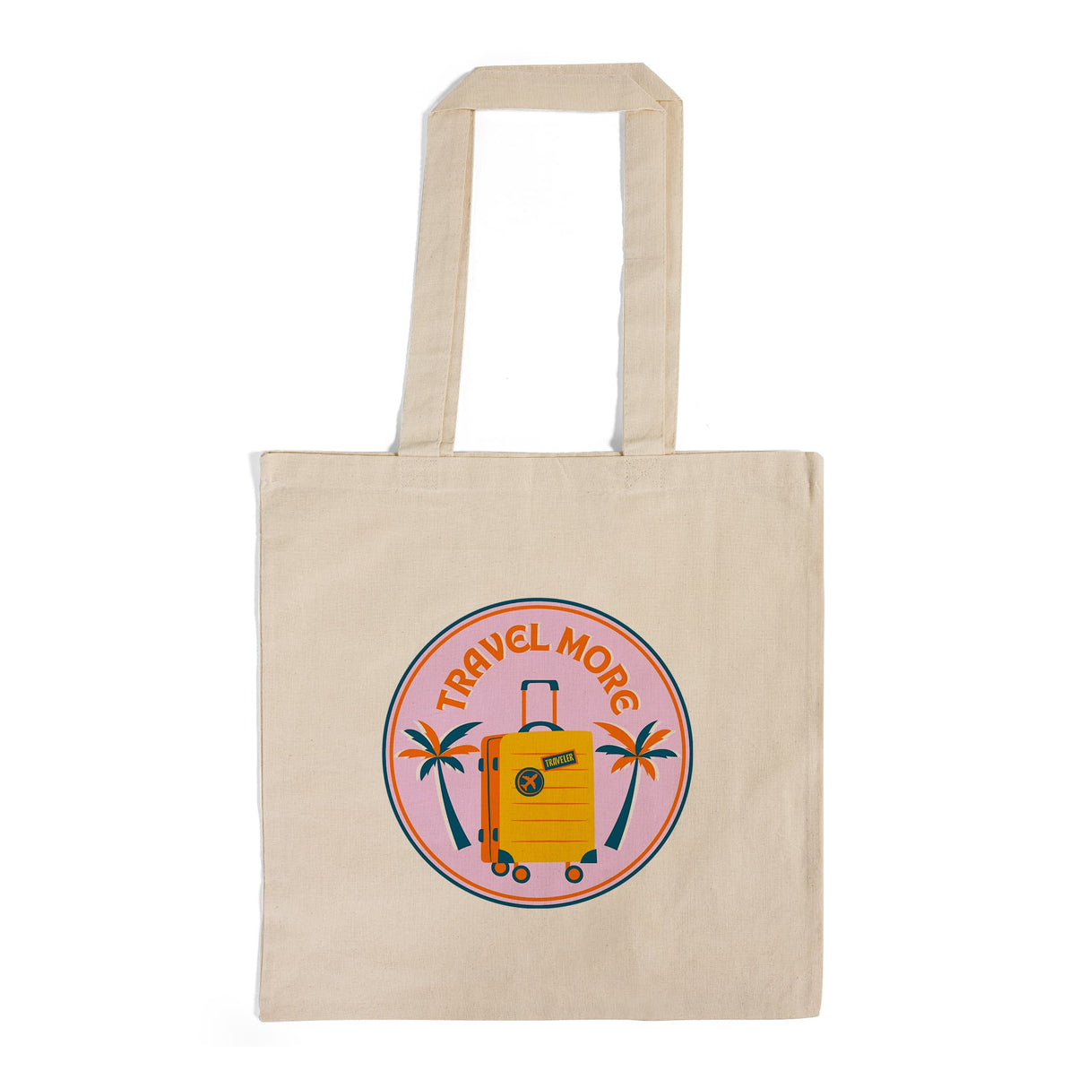 Customized Over the Shoulder Long Handle Cotton Tote Bags  / Personalized Tote Bags -TB126