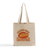 Customized Over the Shoulder Long Handle Cotton Tote Bags  / Personalized Tote Bags -TB126