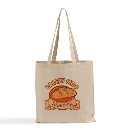 Customized Over the Shoulder Long Handle Cotton Tote Bags  / Personalized Tote Bags -TB126