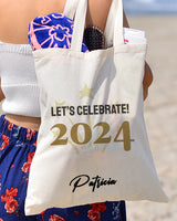 Let's Celebrate 2024 Tote Bag - New Year's Tote Bags