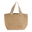 deluxe daily use jute burlap tote bag