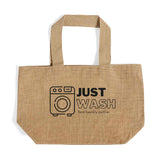 Customized Deluxe Jute Burlap Tote Bags with Cotton Interior Customized - Personalized Jute Burlap With Your Logo - TJ894