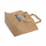 Customized Deluxe Jute Burlap Tote Bags with Cotton Interior Customized - Personalized Jute Burlap With Your Logo - TJ894
