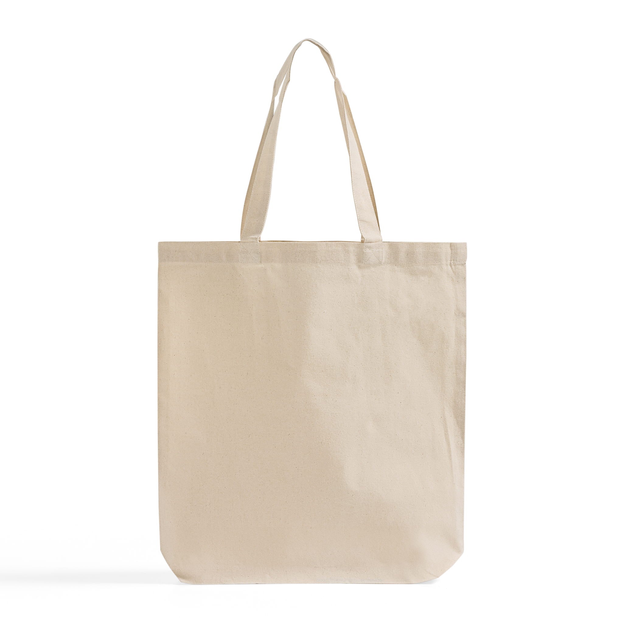 Economical Cotton Tote Bag with Bottom Gusset