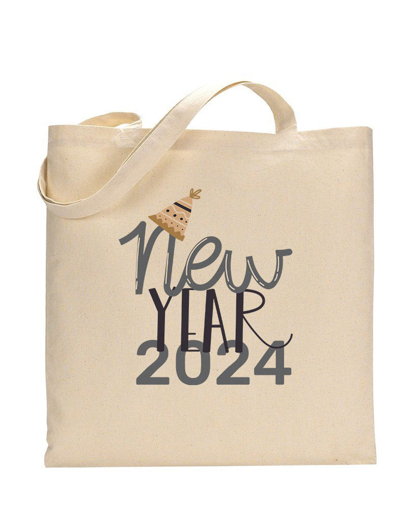 Welcome 2024 Tote Bag - New Year's Tote Bags