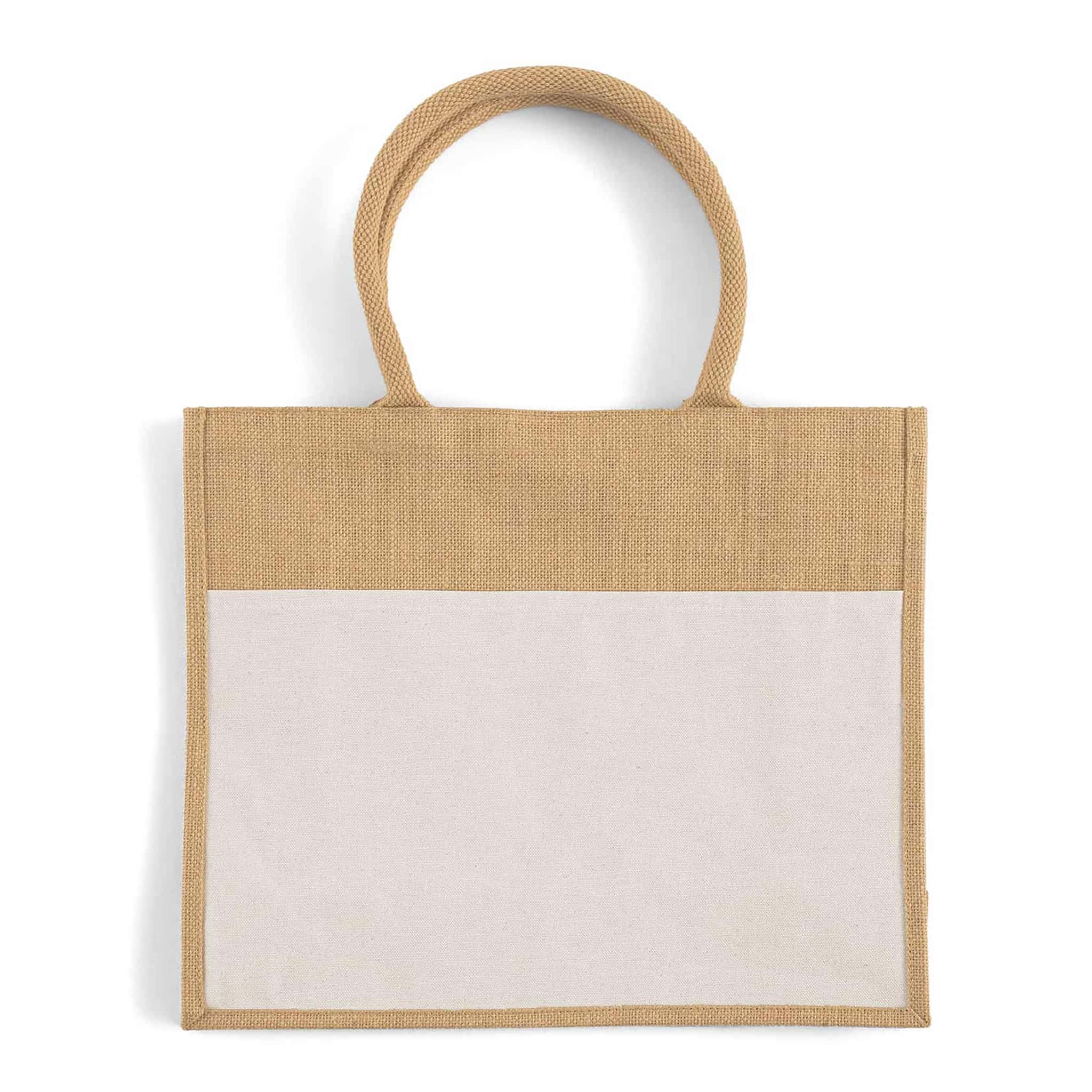 Large Easy-Print Jute Bag - TJ289
