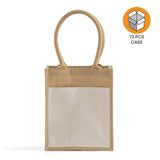 72 ct Small Easy-Print Jute Bag - By Case