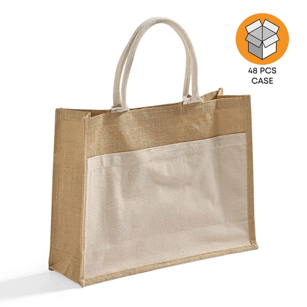 バッグ simply complicated JUTE CANVAS TOTE BAG JUTE CANVAS TOTE BAG BLACK – SimplyComplicated