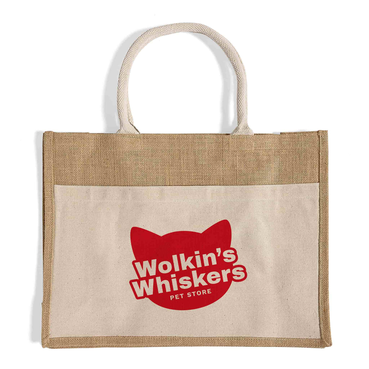 Customized Easy-to-Decorate Jute Tote Bags - Personalized Jute Tote Bags With Your Logo - TJ314