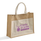 Customized Easy-to-Decorate Jute Tote Bags - Personalized Jute Tote Bags With Your Logo - TJ314