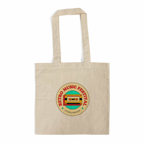 Customized Eco-Friendly Canvas Convention Tote Bags - Logo Tote Bags - TB205
