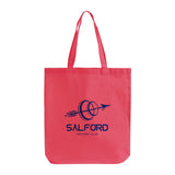 Gusseted Custom Tote Bags 100% Cotton / Logo Tote Bags With Bottom Gusset - TG110