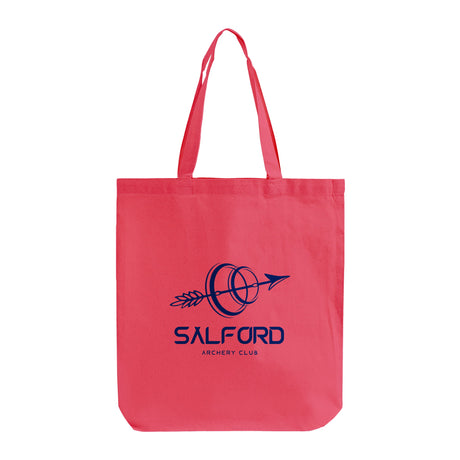 Gusseted Custom Tote Bags 100% Cotton / Logo Tote Bags With Bottom Gusset - TG110