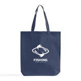 Gusseted Custom Tote Bags 100% Cotton / Logo Tote Bags With Bottom Gusset - TG110