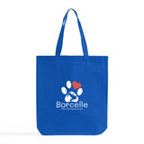 Gusseted Custom Tote Bags 100% Cotton / Logo Tote Bags With Bottom Gusset - TG110