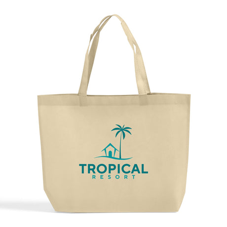Customized Logo Bottom Gusset Tote Bags - Promotional Tote Bags