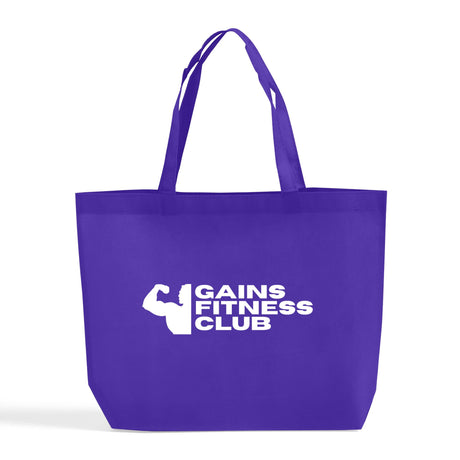 Customized Logo Bottom Gusset Tote Bags - Promotional Tote Bags