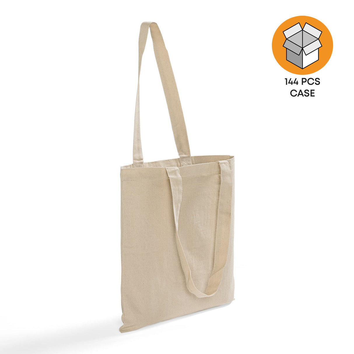 144 ct Eco-Friendly Canvas Convention Wholesale Tote Bags - By Case