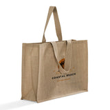 Extra Large Jute Tote Bags Customized - Personalized Extra Large Jute Bags With Your Logo - TJ879