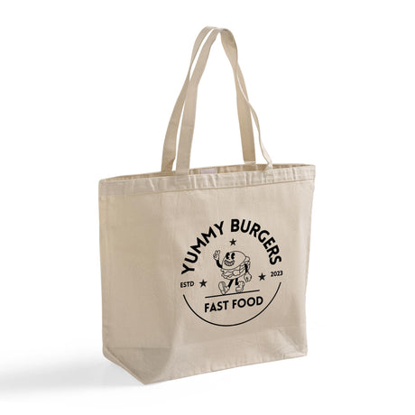 Extra-Large Heavy Canvas Tote Bags Customized - Personalized Tote Bags With Your Logo - TG212