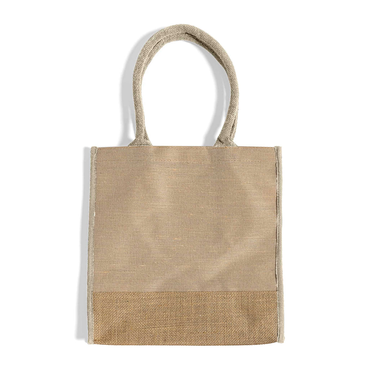 fancy jute blend tote bag