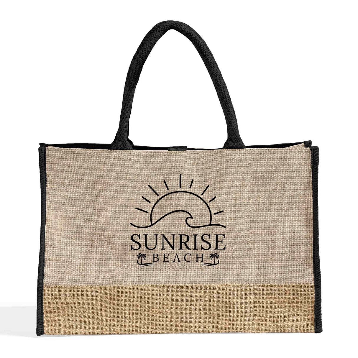 Fashion Jute Tote Bags Customized - Personalized Jute Tote Bags With Your Logo - TJ892
