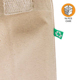 96 ct Recycled Canvas Book Bag with Full Gusset - By Case