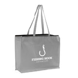 Zippered Large Custom Shopping Tote Bags - Your Logo Tote Bags