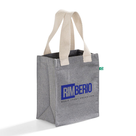 Custom Recycled Canvas Book Bag with Full Gusset - Recycled Tote Bags With Your Logo - RC864