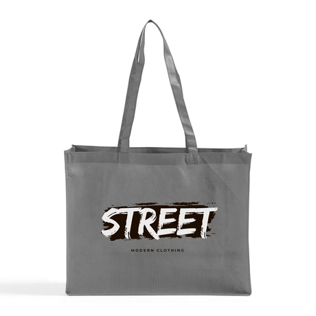 Large Custom Promo Shopping Bag Tote Bags - Customize Logo Tote Bags
