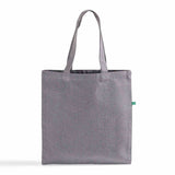 Grey Recycled Canvas Shopper Bag