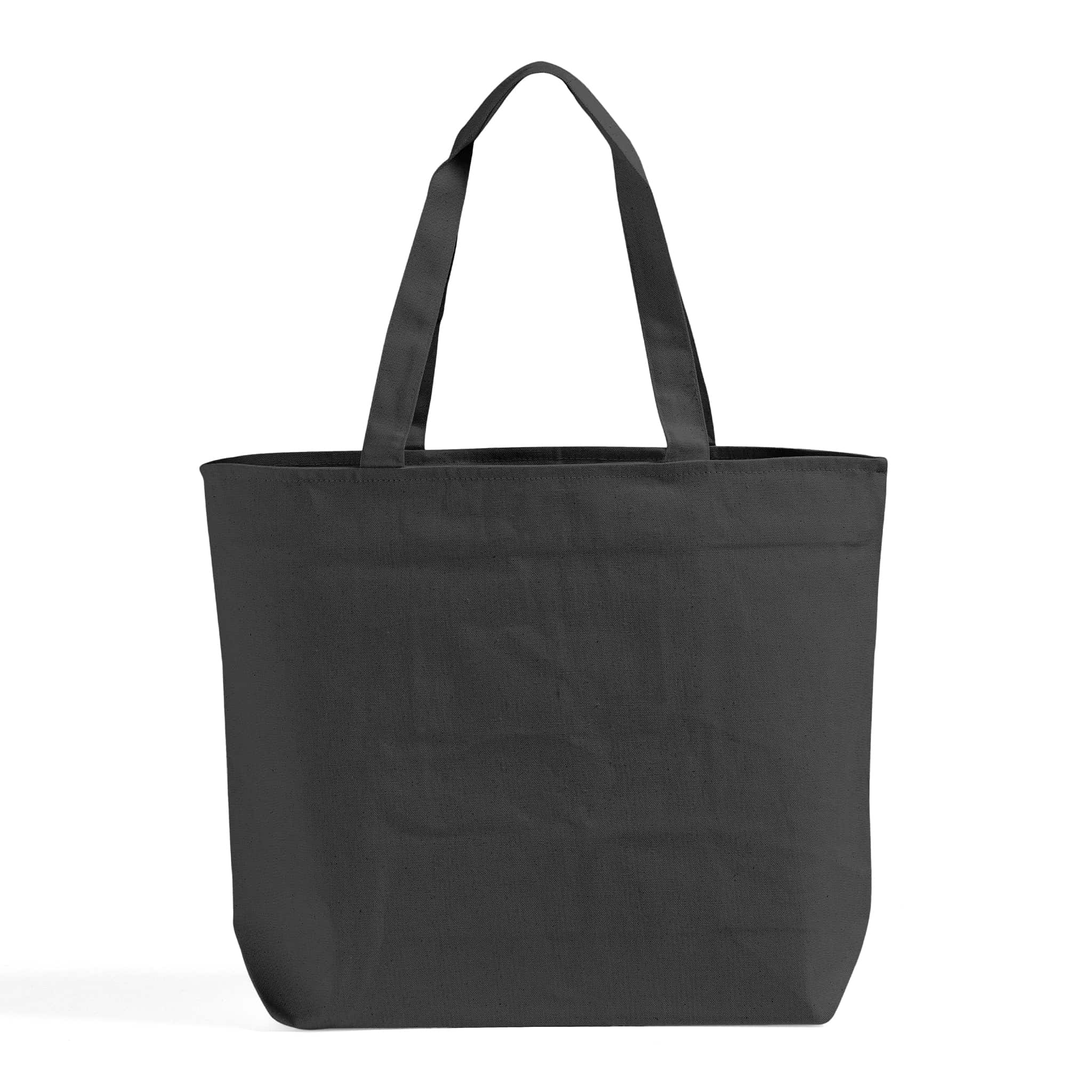 バッグ anytee Super Black Canvas Tote BIG Black Extra Large Canvas Tote Bag | Oversized Shopper | Giant