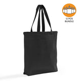 12 ct Heavy Cotton Twill Convention Tote Bag | By Dozen