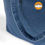12 ct Heavy Cotton Denim Convention Tote Bag - By Dozen