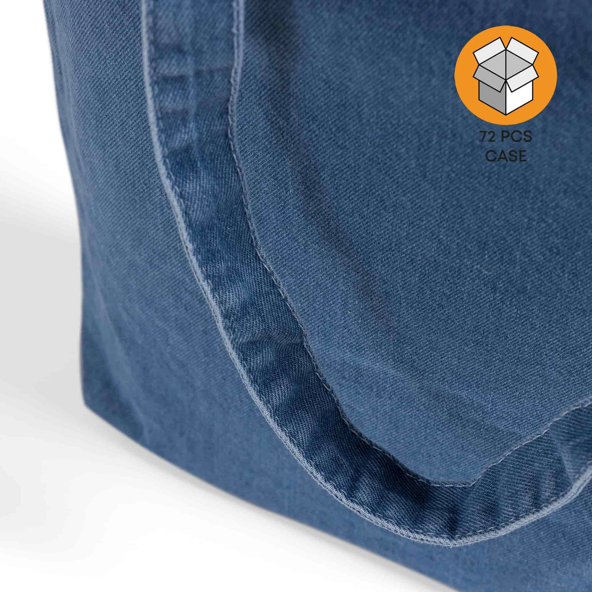 72 ct Heavy Cotton Denim Convention Tote Bag - By Case