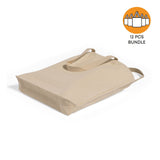 12 ct Heavy Cotton Twill Convention Tote Bag | By Dozen