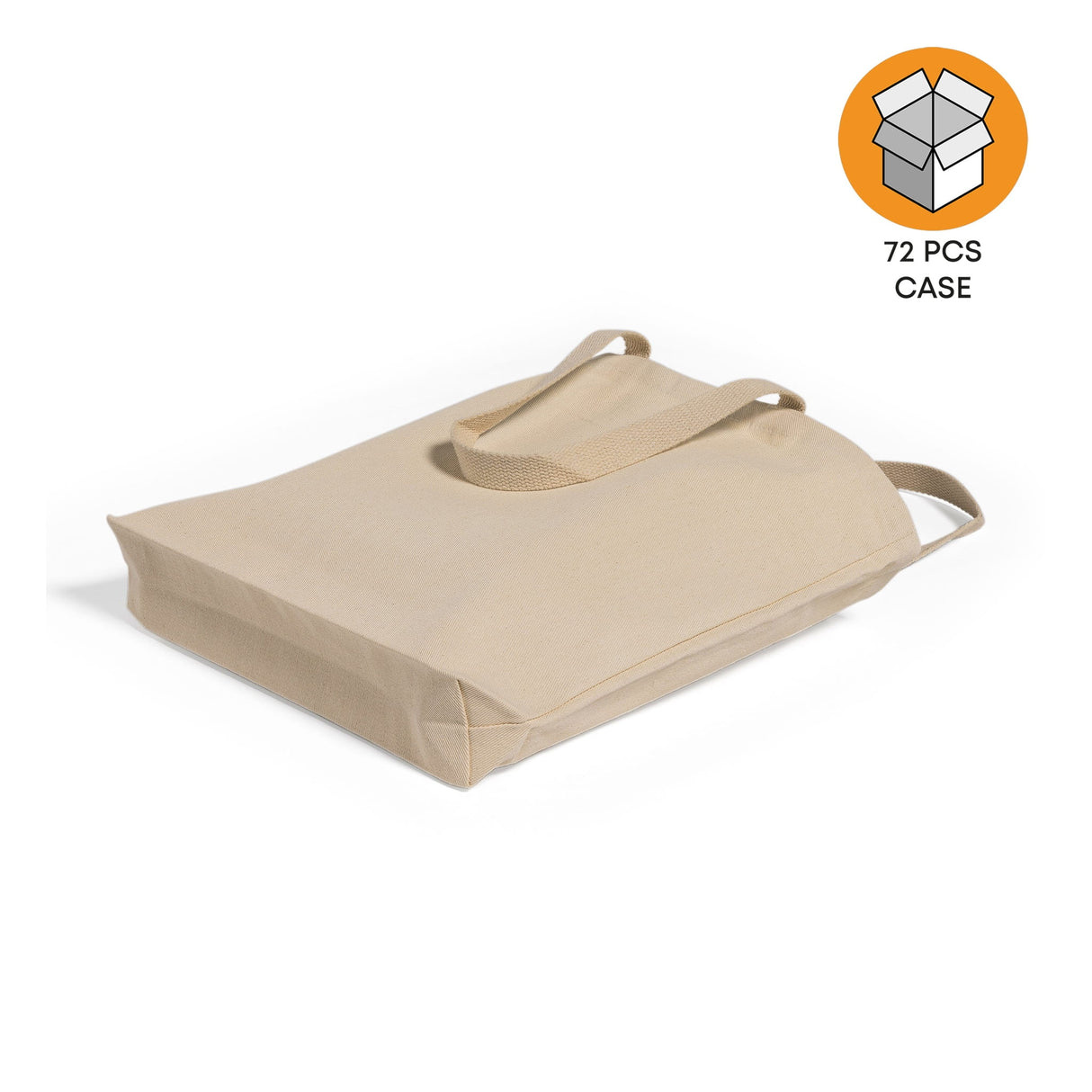 72 ct Heavy Cotton Twill Convention Tote Bag | By Case