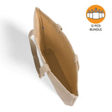 12 ct Heavy Cotton Twill Convention Tote Bag | By Dozen