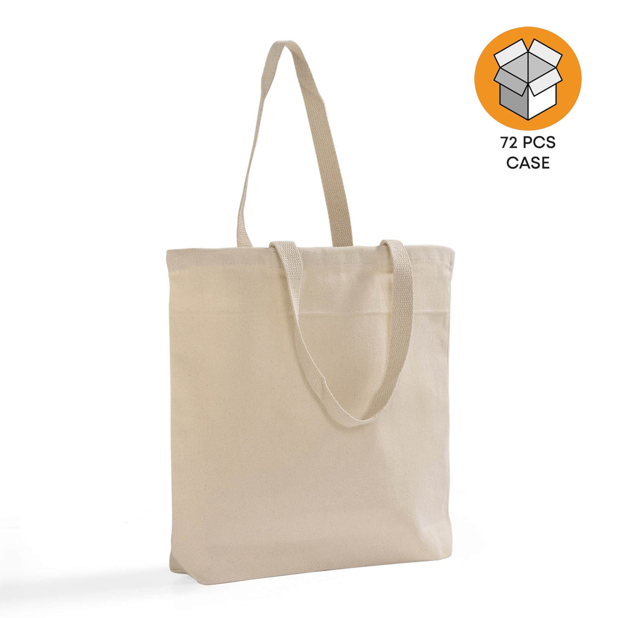 72 ct Heavy Cotton Twill Convention Tote Bag | By Case
