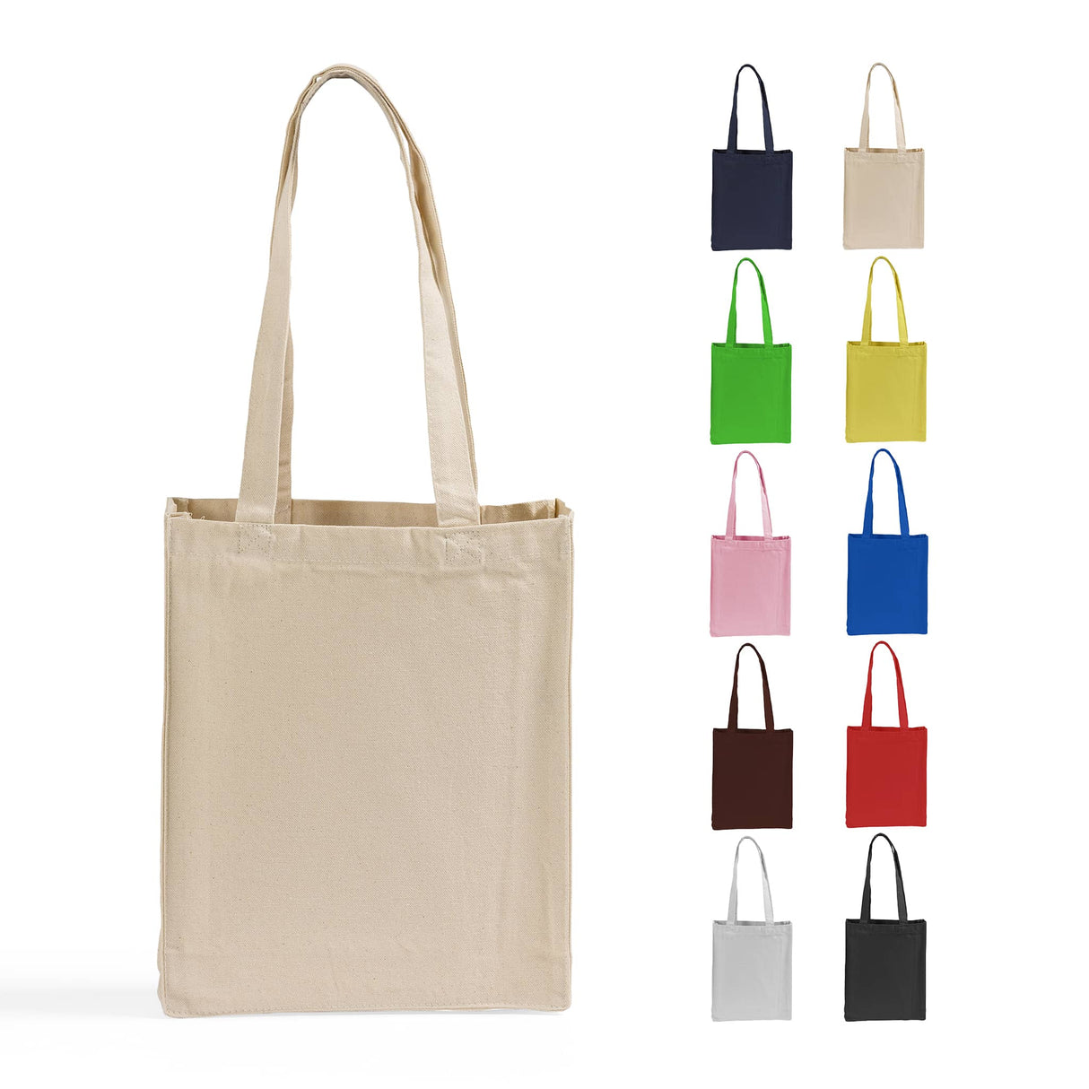 Heavy Shopper Canvas Tote Bags