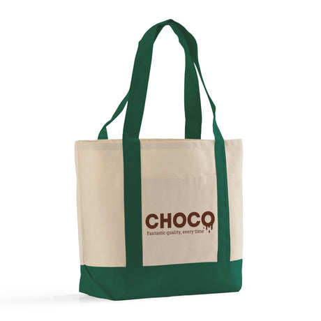 Custom Iconic Green Large Tote Bag