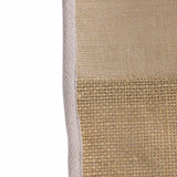 jute blend tote bag with gusset detail