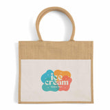 Custom Large Easy-Print Jute Bag