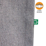 12 ct Large Recycled Cotton Canvas Tote Bags w/Gusset - By Dozen